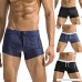 Bathing Suits for Men Men's Swimwear Swimsuits Basic Long Beach Surfing Swim Boxer Trunks Board Shorts Dark Blue L B07P13S1RG